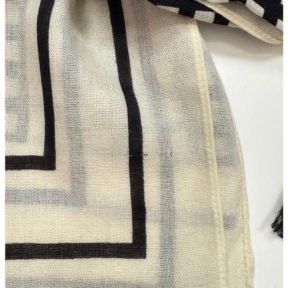 J. Crew Wool Grid Scarf - Picture 4 of 5